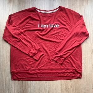 Peace Love World “I am love” Long Sleeve Size Large